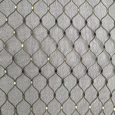Stainless Steel Wire Rope Net for Anti-Fall Protection - 2.0mm Cable Diameter