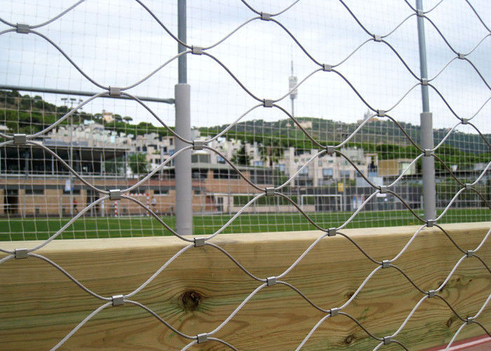 SS316 Stainless Steel Cable Mesh Corrosion Resistant Zoo Mesh