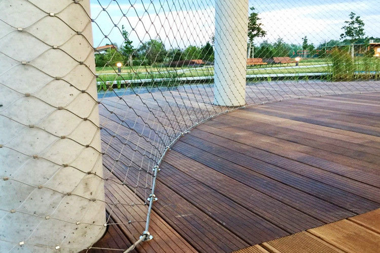 Inoxidable Diamond 60*60mm Stainless Steel Wire Rope Mesh