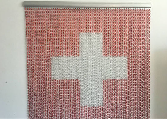 매력적 체인 링크 커튼은 표면 처리 알루미늄을 양극 처리했습니다