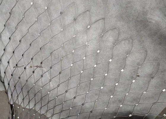 울타리 난간 또는 레일링 와이어 로프 메쉬 물미 3.0 Mm 와이어 300*300mm
