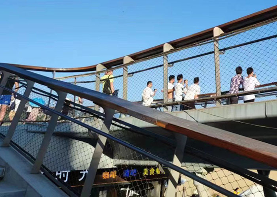 물미 2.0 Mm 전선으로 네트로 이루어지는 탄력적 안전성 316 스테인리스강 케이블