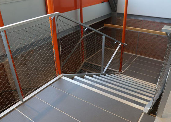 방식 계단 스테인리스 밧줄 그물세공 50 x 50mm 구멍