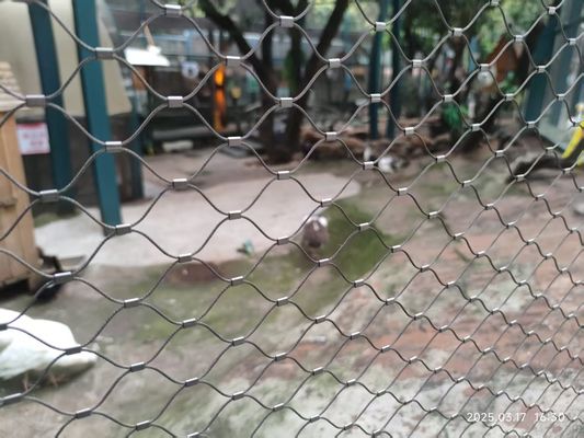 트와일 넥타이 2mm Aviary 와이어 넷 스테인리스 스틸 와이어 로프 새 넷 울타리 동물원