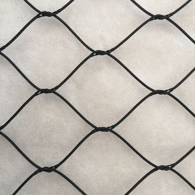 블랙 옥시드 316L 스테인리스 스틸 와이어 로프 섬유 정원 울타리