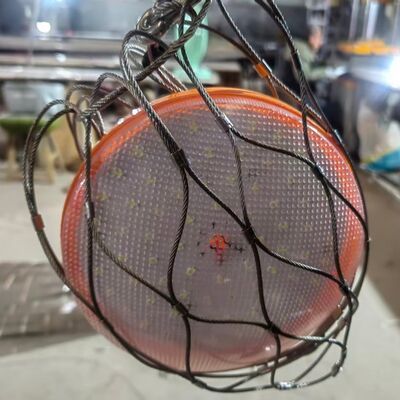 SS 316 플라드 라이트 LED 라이트를 위한 스테인리스 스틸 와이어 로프 낙상 안전 망