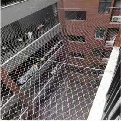 방벽 보호 네트워크에 대한 건축 스테인리스 스틸 와이어 케이블 망