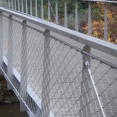 다이아몬드 스테인리스 스틸 케이블 페루 엮은 와이어 로프 멕스 브리지 안전