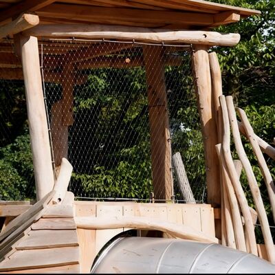 마당용 충격 저항 스테인리스 스틸 로프 메쉬 낙하 방지 그물