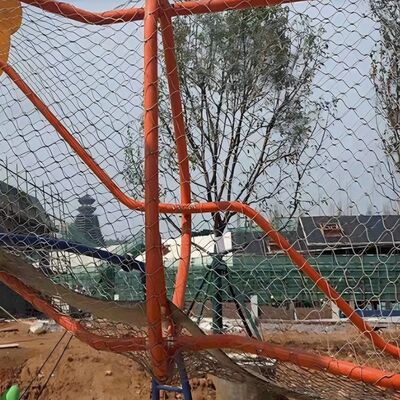 어린이 놀이터 장비 보호용 플라스틱 코팅 스테인리스 스틸 로프 케이블 메쉬