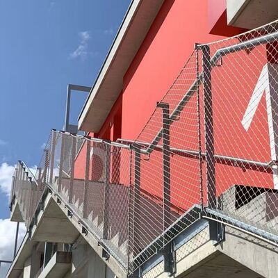 SUS 304/316 스테인레스 스틸 철 로프 맷 (SUS 304/316 Stainless Steel Wire Rope Mesh)