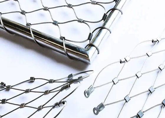 강한 내구성 316 스테인리스 스틸 와이어 로프 맷 동물 격리