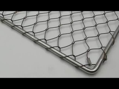 주문 제작된 높이 난간 케이블 메쉬 2.0 밀리미터 와이어 직경