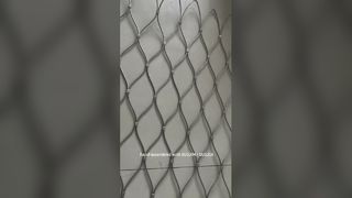 이중 루프 스테인레스 스틸 와이어 로프 네트