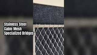 교량용으로 특화된 스테인레스 스틸 케이블 메쉬