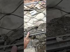 일체형 프레임 스테인레스 스틸 로프 네트, 편리하고 견고한 현장 설치